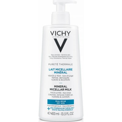 Vichy Purete Thermale odličovací mléko pro suchou pleť 400 ml'