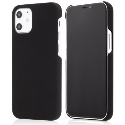 Pouzdro AppleMix Apple iPhone 12 mini - plastové - měkčené povrch - černé – Zboží Mobilmania