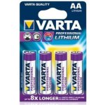 Varta Professional Lithium AA 4ks 6106301404 – Zboží Živě