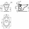 Záchod Ideal Standard V390601