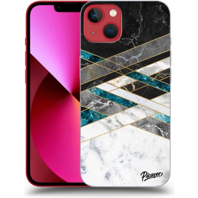 Pouzdro Picasee ULTIMATE CASE MagSafe Apple iPhone 13 - Black & White geometry – Zboží Mobilmania