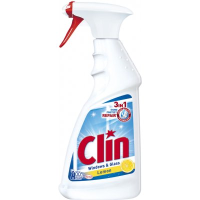 Clin All in 1 Windows & Mirrors Lemon čistič na okna a zrcadla rozprašovač 500 ml – Hledejceny.cz