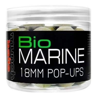 MUNCH BAITS Plovoucí boilies Bio Marine 200ml 18mm – Zboží Mobilmania