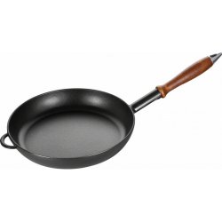 Staub Litinová na smažení s dřevěnou rukojetí 26 cm