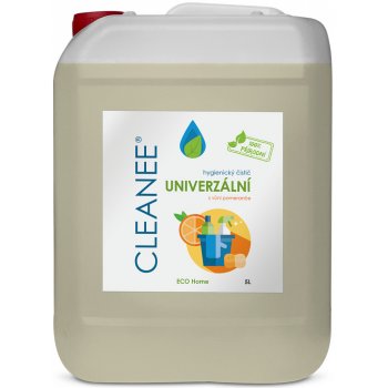 CLEANEE ECO přírodní hygienický čistič UNIVERZÁLNÍ s vůní POMERANČE 5 l