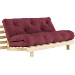 sofa Root by Karup bezbarvé + futon bordeaux 710 – Sleviste.cz