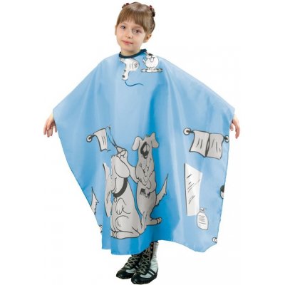 Fox Collection Basic Dětská kadeřnická pláštěnka modrá – Zboží Mobilmania