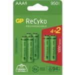 GP ReCyko AAA 950mAh 6ks 1032126090 – Zbozi.Blesk.cz