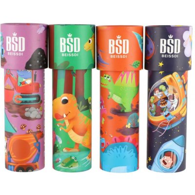 Teddies Kaleidoskop/Krasohled Dinosaurus papír 17 cm – Sleviste.cz