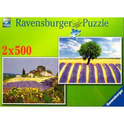 Ravensburger Francouzská krajina 2 x 500 dílků – Zboží Mobilmania
