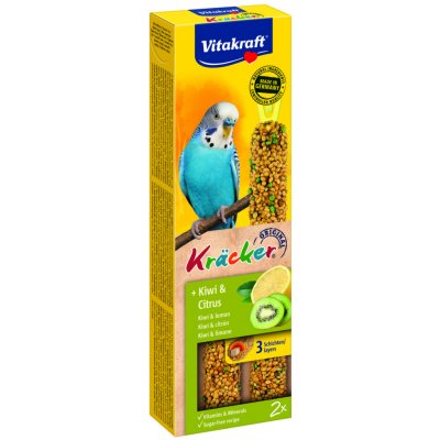 Vitakraft KRÄCKER tyčinky ANDULKA kiwi & citrusy 60 g – Hledejceny.cz