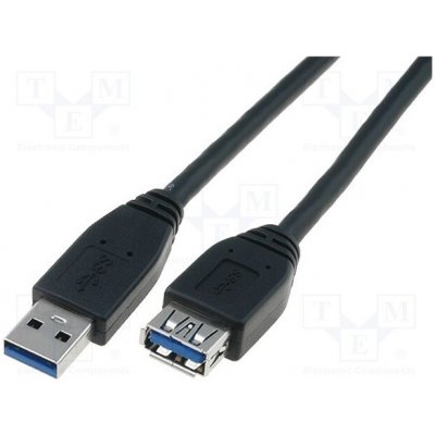 Digitus AK-300203-018-S USB 3.0, USB A zásuvka, USB A vidlice, niklovaný, 1,8m