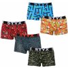 Boxerky, trenky, slipy, tanga Styx 5 Pack pánské boxerky art sportovní guma vícebarevné 5G1269124