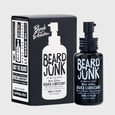 Waterclouds Beard Junk Beard Lubricant Black Edition olej na vousy 50 ml