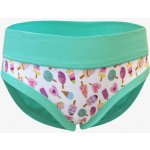 Gina dětské kalhotky klasické dívčí úzký bok šité s potiskem Disco XIX 20026P peprmint levandulová – Hledejceny.cz