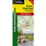 Baxter State Park Mount Katahdin národní park turistická mapa GPS komp. NGS – Sleviste.cz