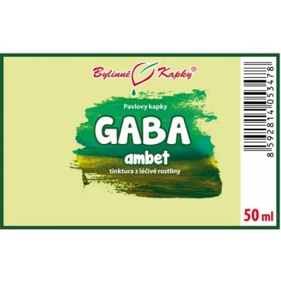 Bylinné kapky Gaba ambet tinktura 50 ml