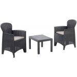 I.P.A.E-Progarden Zahradní set AKITA, 3-dílný, antracitová AKTC12GA – Sleviste.cz