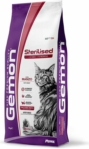 GEMON Cat Sterility hovězí 33/12 7 kg