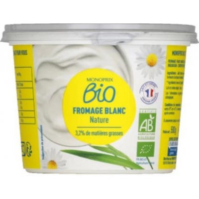 Monoprix BIO Bílý jogurt 3,2% 500 g – Zboží Dáma