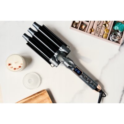 Keramická kulma , vlnkovačka krepovačka pro efektní styling a lokny – Zboží Mobilmania