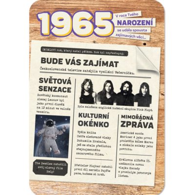 Retro přání - 1965 – Zboží Dáma