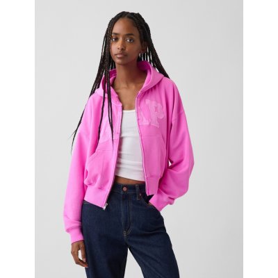 GAP Oversize mikina VintageSoft s logem Růžová – Hledejceny.cz