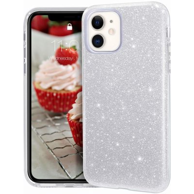 Pouzdro Forcell SHINING Case Apple iPhone 11 stříbrné – Zbozi.Blesk.cz