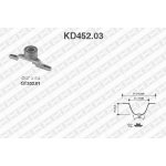 Sada rozvodového řemene SNR KD452.03