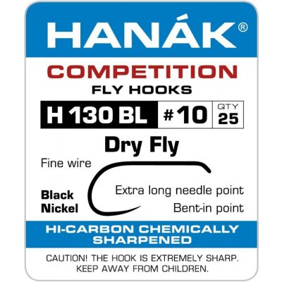 Hanák Competition Muškařský háček suché mušky vel.10 25 ks – Hledejceny.cz