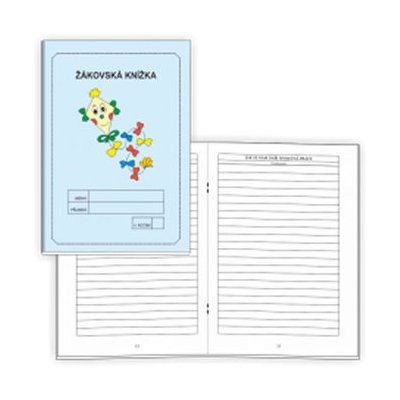 Žákovská knížka 4. ročník - slovní hodnocení modrá – Zboží Mobilmania