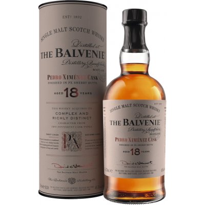Balvenie PX Sherry Cask 18y 48,7% 0,7 l (tuba) – Hledejceny.cz