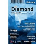 TLAMA games Obaly na karty Diamond Blue: European Standard 59x92 mm 100 ks – Zboží Dáma
