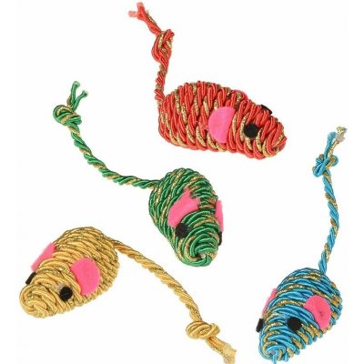 Tommi Myš prošitá lesklým provázkem 4,5 cm – Zboží Dáma