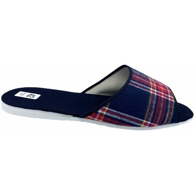 Bokap pánské domácí pantofle 017 modrá kostka – Zbozi.Blesk.cz