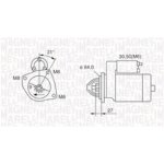 Startér MAGNETI MARELLI 063721203010
