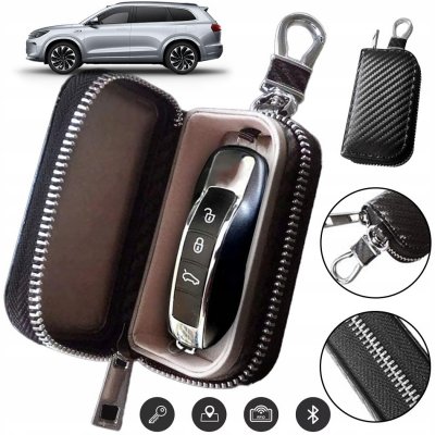 Klíčenka PŘENOSNÉ KOŽENÉ POUZDRO NA KLÍČE OD AUTA S KLÍČENKOU – Zboží Dáma