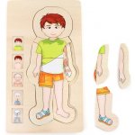 Small Foot Puzzle Anatomie Tim – Zboží Dáma