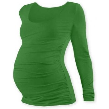 Jožánek Johanka těhotenské triko dlouhý rukáv tmavě zelená