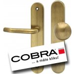 COBRA TITAN PZ 92 mm klika levá/koule bronz česaný – Hledejceny.cz