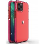 Pouzdro IZMAEL Spring clear TPU Apple iPhone 12 Mini růžové – Zboží Živě