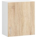 Ak furniture Kuchyňská závěsná skříňka W 50 cm D1 Artus bílá/sonoma – Sleviste.cz