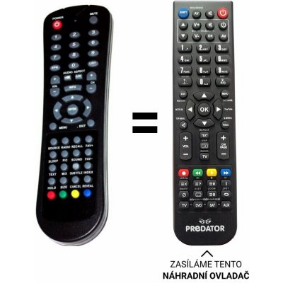 Dálkový ovladač Predátor Changhong LT26GY688EB – Zboží Živě