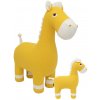 Plyšák Crochetts Háčkovaná AMIGURUMIS PACK Žlutý kůň 38 x 18 x