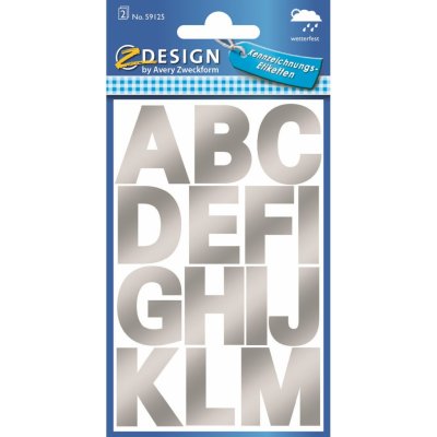 AVERY Z-DESIGN HOM stříbrná písmena – Hledejceny.cz