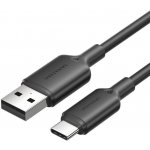 Vention CTQBF USB 2.0 A Male to C Male 3A, 1m, černý – Zboží Živě