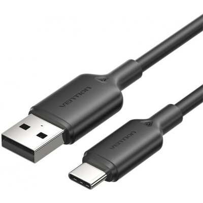 Vention CTQBF USB 2.0 A Male to C Male 3A, 1m, černý – Zboží Živě