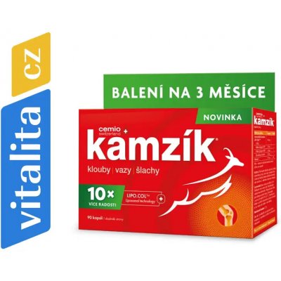 Cemio Kamzík NOVINKA liposomální kolagen pro klouby 90 kapslí – Hledejceny.cz