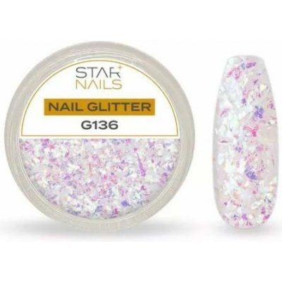 Starnails Nail Art zdobení glitter G136 – Zboží Mobilmania