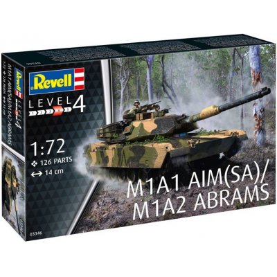 Revell M1A2 Abrams ModelKit tank 03346 1:72 – Zbozi.Blesk.cz